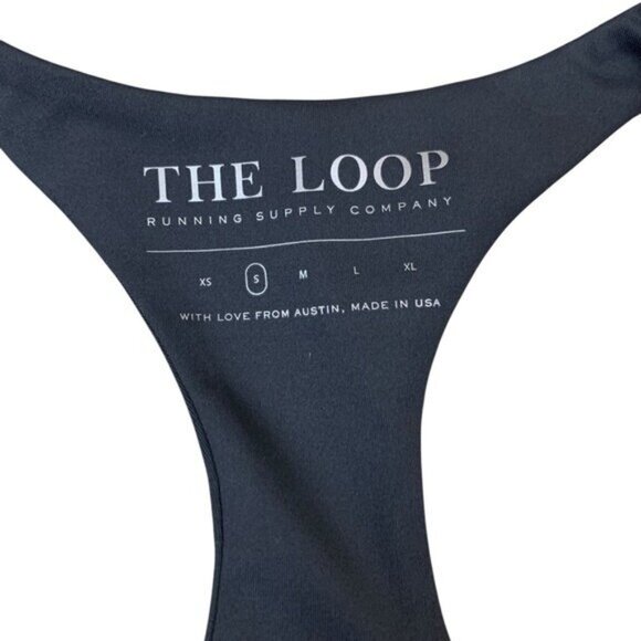 The Loop Running Supply Co. Gray Sports Bra Small Racerback Activewear - Picture 2 of 4